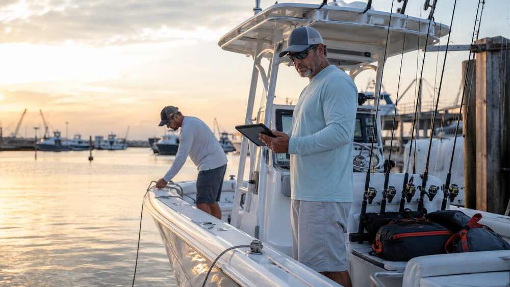 Fishing Charters — Inshore, Offshore & Freshwater field service team using The AC People operations platform