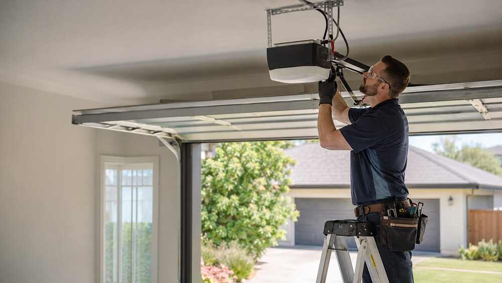 Garage Door field service team using The AC People operations platform