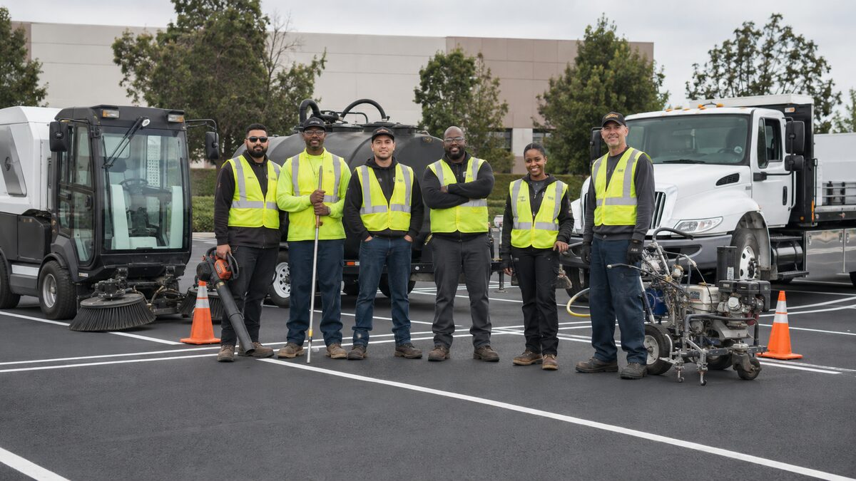 Parking Lot Maintenance field service operations