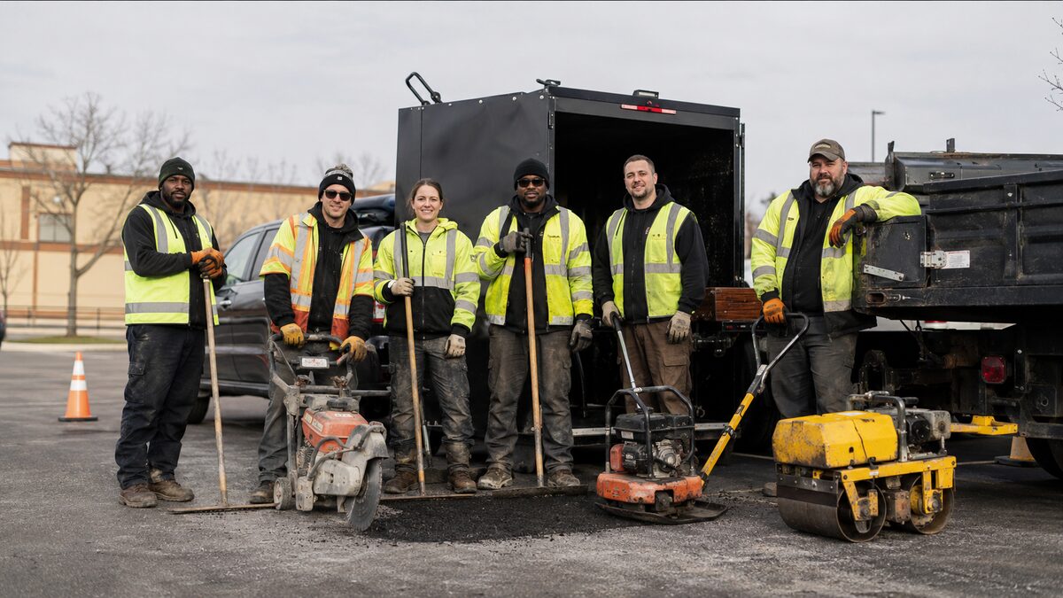 Pothole Repair field service operations